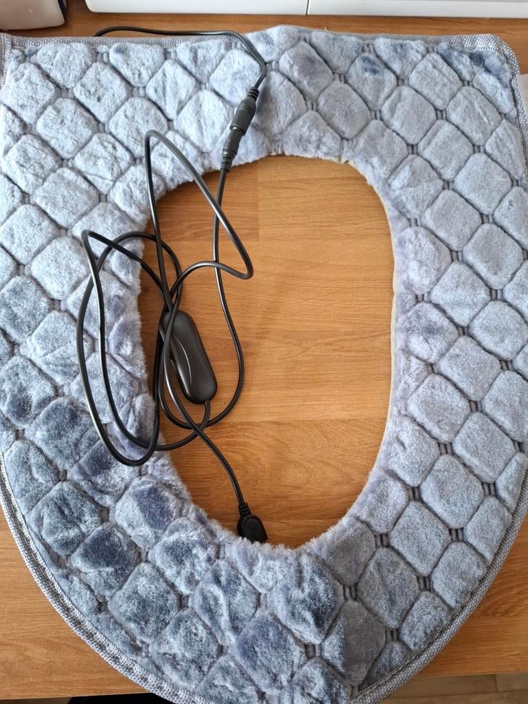 Elektrisch verwarmde wc toilet Bril hoes, Ophalen of Verzenden, Nieuw, Grijs, Overige typen