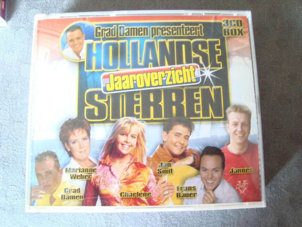 Hollandse jaaroverzicht sterren 3cd box, Cd's en Dvd's, Cd's | Nederlandstalig, Ophalen of Verzenden, Zo goed als nieuw, Levenslied of Smartlap