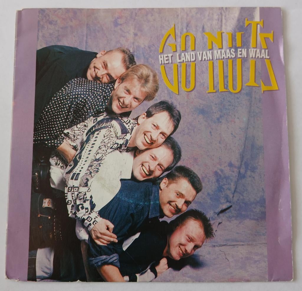 Go Nuts - Het land van Maas en Waal, Cd's en Dvd's, Vinyl Singles, Gebruikt, Single, Nederlandstalig, Ophalen of Verzenden