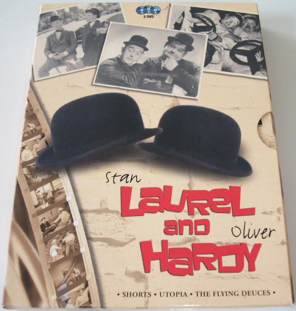 Dvd *** LAUREL & HARDY *** 3-Disc Boxset, Alle leeftijden, Ophalen of Verzenden, Zo goed als nieuw, Boxset