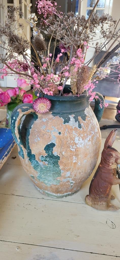 Antieke kruik uit Frankrijk, Antiek en Kunst, Curiosa en Brocante, Ophalen of Verzenden