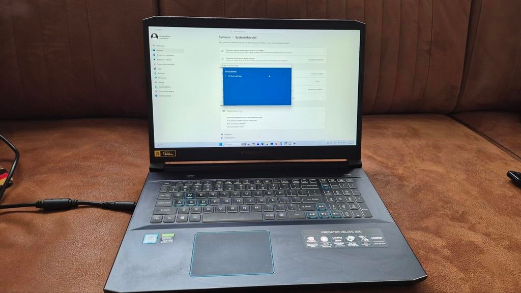 Acer predator helios 300, Ophalen, Met videokaart, 2 tot 3 Ghz, Qwerty