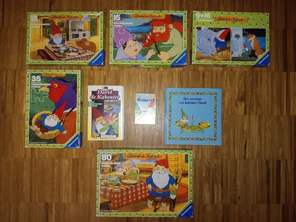 David de Kabouter, jaren 80, Verzamelen, Speelgoed, Ophalen of Verzenden, Zo goed als nieuw