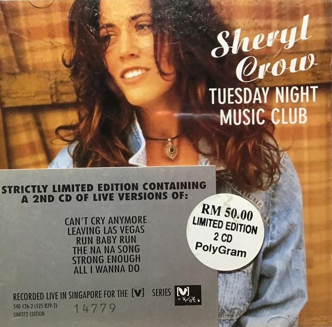 SALE-> CD SHERYL CROW-Tuesday Night Music Club (Jap, Verzenden, Zo goed als nieuw, Poprock
