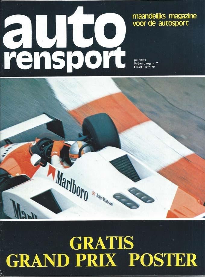 Autorensport 7 1981 : Opel Tuning - Walter Rohrl met Porsche, Ophalen of Verzenden, Gelezen, Algemeen
