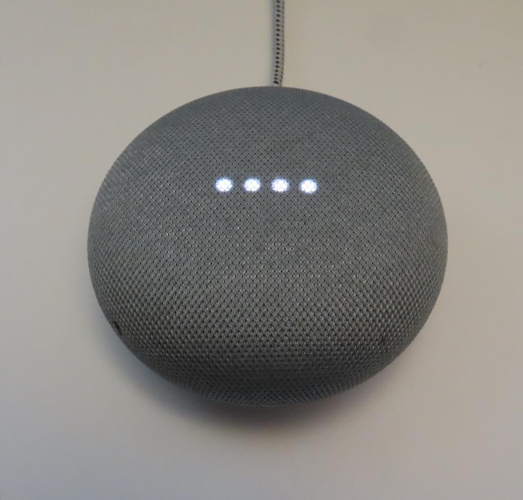 Google Home Mini Speaker, Ophalen of Verzenden, Gebruikt