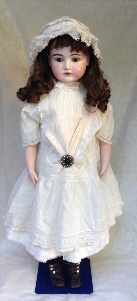 Unieke antieke grote Kestner pop levensgroot 90 cm perfect!, Ophalen of Verzenden