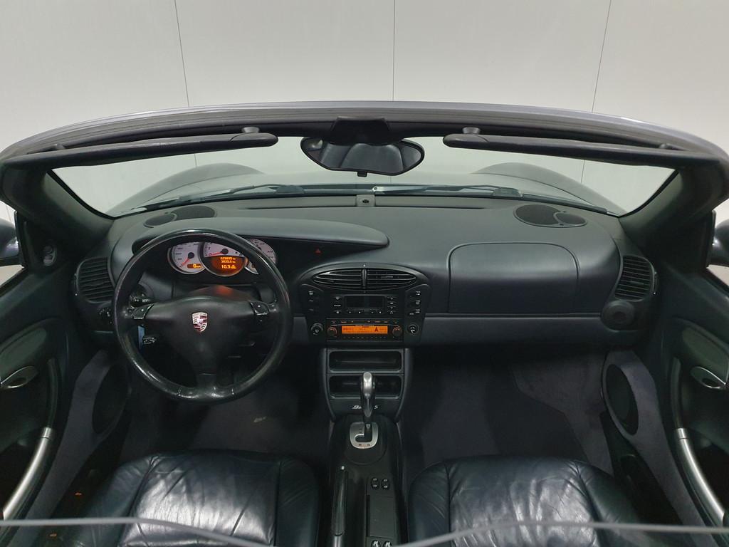 Porsche Boxster S 3.2 LEDER/AIRCO/CRUISE/STOELVERW, Automaat, Achterwielaandrijving, Gebruikt, Zwart