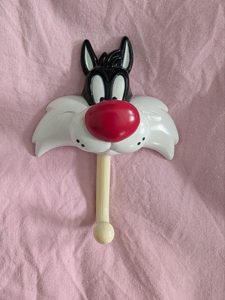 Sylvester de Kat kapstokhaak voor kinderkamer, Kunststof, Wandhaken, Ophalen of Verzenden, Zo goed als nieuw