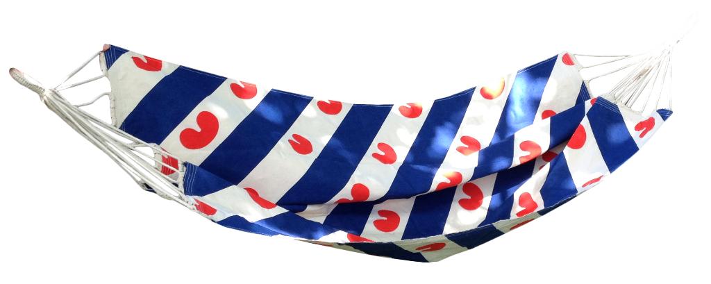 Friese Hangmat, Tuin en Terras, Hangmatten, Opvouwbaar, Nieuw, Ophalen of Verzenden, Eenpersoons