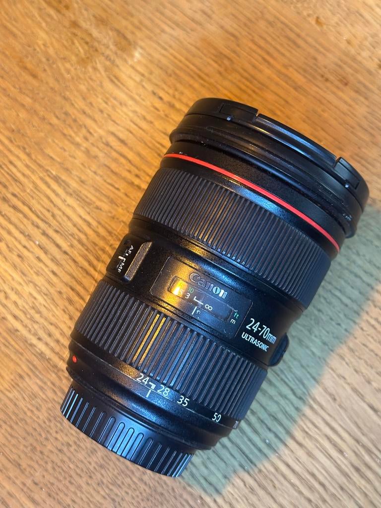Canon EF 24-70mm f/2.8L II USM Ultrasonic Zoomlens, Audio, Tv en Foto, Fotografie | Lenzen en Objectieven, Ophalen of Verzenden