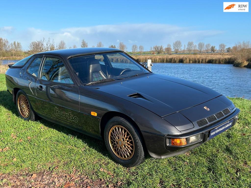 Porsche 924 Coupe 2.0 Turbo, Auto's, Porsche, Gebruikt, Zwart, 4 cilinders, 1984 cc