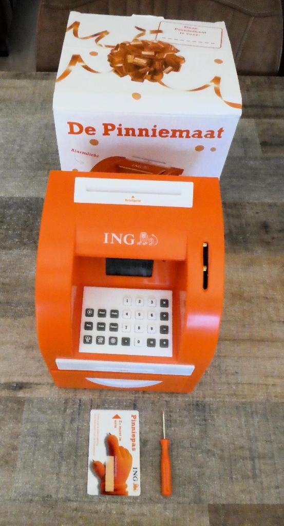 ING Pinniemaat met pinpas. In doos., Ophalen of Verzenden, Zo goed als nieuw, Kunststof, Dier