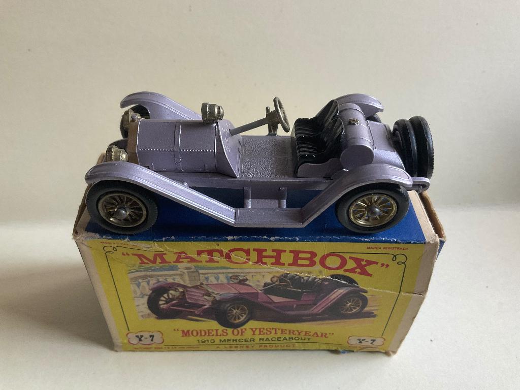 Matchbox Models of Yesteryear Zeer mooie Mercer Raceabout mb, Hobby en Vrije tijd, Modelauto's | 1:43, Ophalen of Verzenden, Zo goed als nieuw