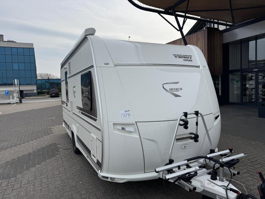 Fendt Bianco Activ 445 SF 2019 MOVER + 3M LUIFEL!!!, Caravans en Kamperen, Standaardzit, Overige typen, Tot en met 2, Bedrijf