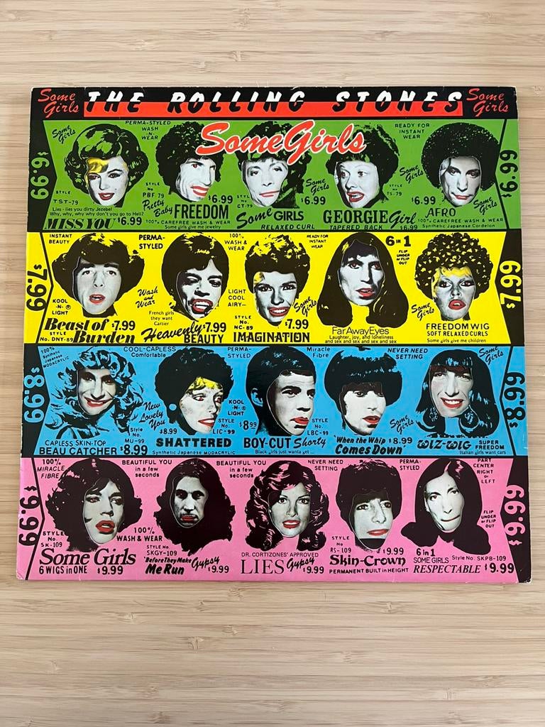 LP - The Rolling Stones ‘Some Girls’ Oranje vinyl, Ophalen, Gebruikt, 12 inch, Poprock