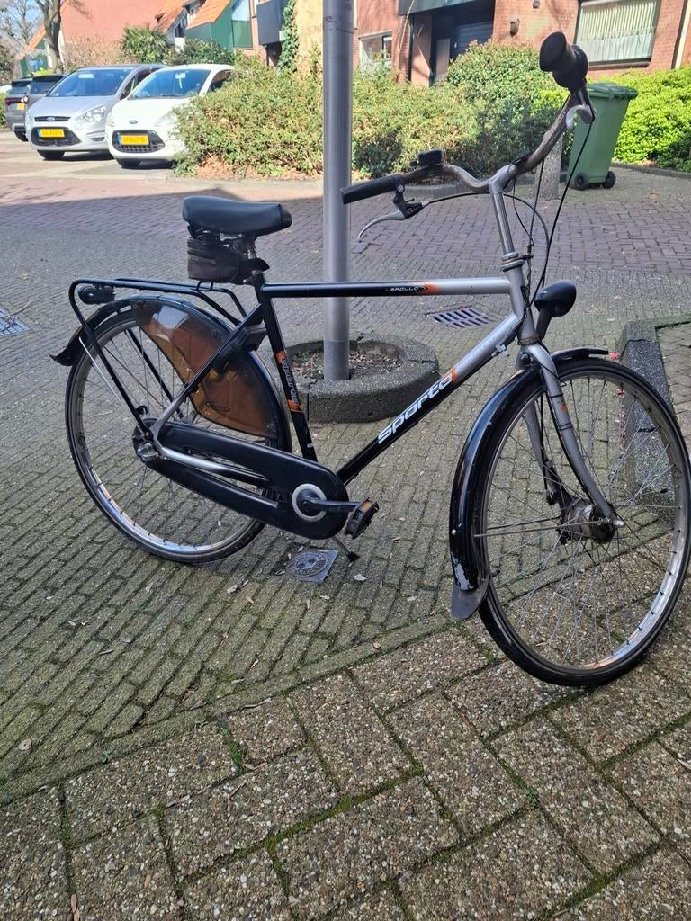 Degelijke heren fiets Sparta touring Apollo, Ophalen, Sparta, Gebruikt, Versnellingen