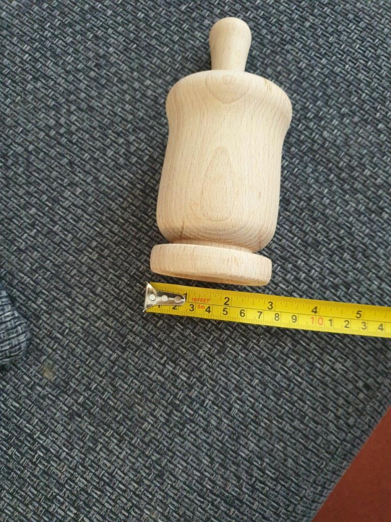 Kleine houten vijzel, Ophalen of Verzenden, Zo goed als nieuw