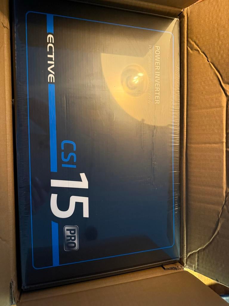 Ective CSI 15 Pro Power combi 3in1 omvormer 1500W Pure Sinus, Ophalen of Verzenden, Nieuw