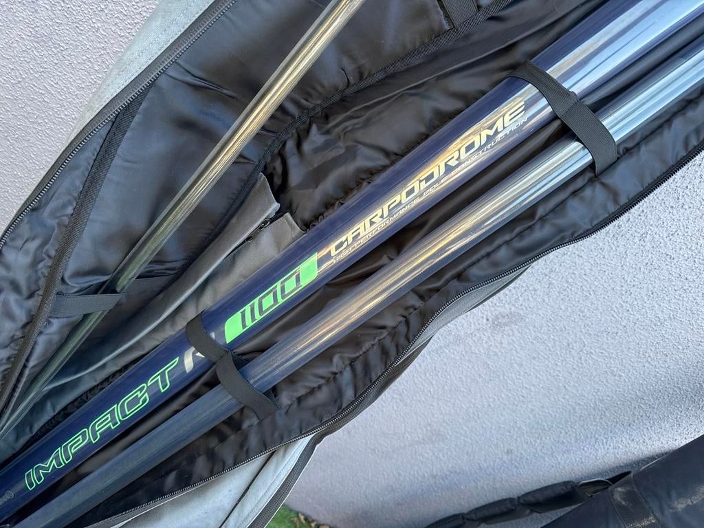 Vaste stok van carbon 11m, Watersport en Boten, Hengelsport | Witvissen, Ophalen, Zo goed als nieuw, Vaste hengel