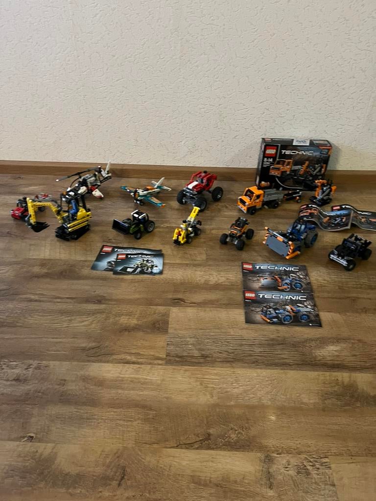 Partij Lego Technic 11 setjes, Ophalen of Verzenden, Zo goed als nieuw