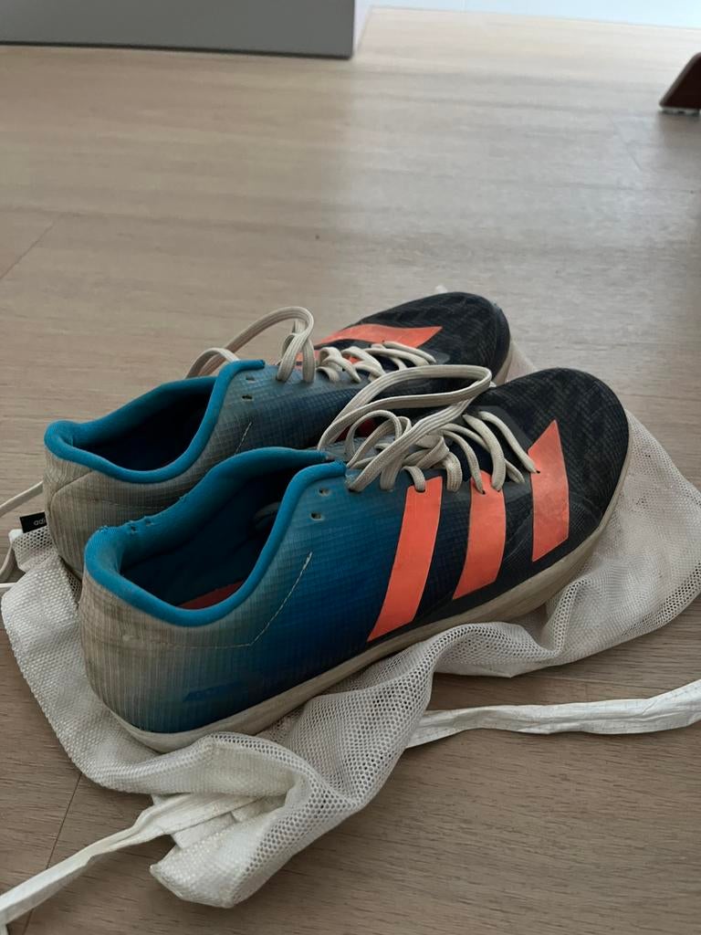 Adidas Verspring Spikes Maat:44, Sport en Fitness, Loopsport en Atletiek, Gebruikt, Spikes, Hardlopen, Ophalen