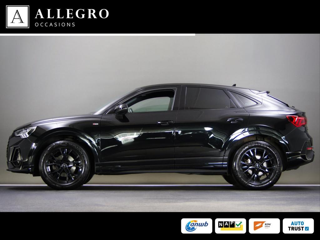 Audi Q3 Sportback 35 TFSI S-Line Edition Competition (APPLE, 4 cilinders, 150 pk, 1505 kg, Leder en Stof