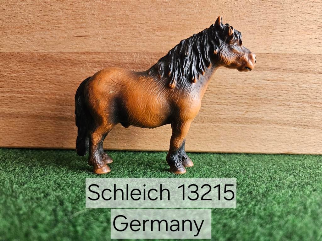 Schleich 13215 Pony uit 1990, Ophalen of Verzenden, Zo goed als nieuw, Paard, Beeldje of Figuurtje