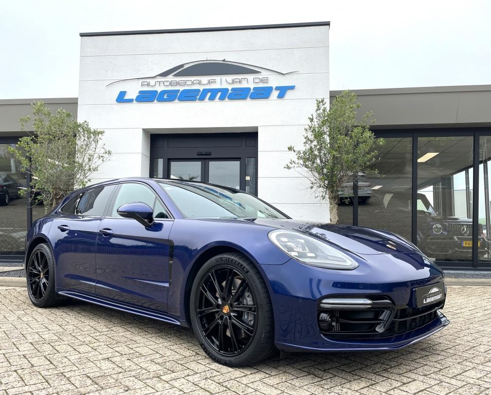 Porsche Panamera Sport Turismo 2.9 4s E-Hybrid | Org NL | Pa, Automaat, 14 kWh, Blauw, Hybride Elektrisch/Benzine