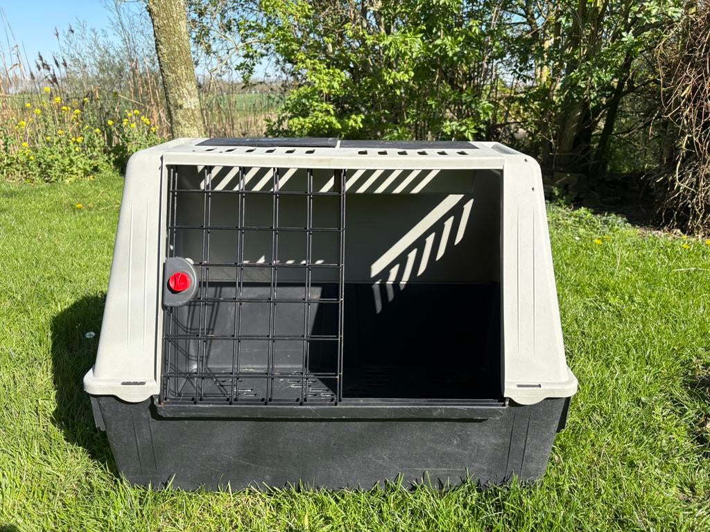 Hondentransport box van Ferplast 82 x 61 x 51, Dieren en Toebehoren, Ophalen, Gebruikt, Minder dan 65 cm, Hondenhok