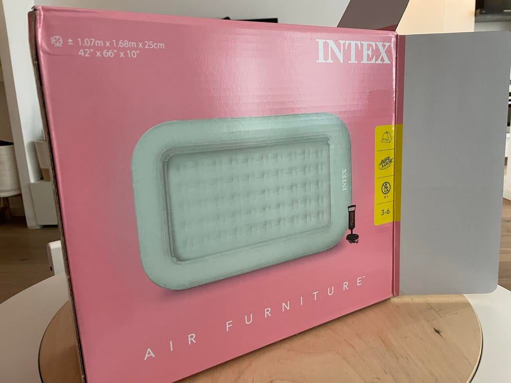 Intex Opblaasbaar Luchtbed voor Kinderen - Nieuw, Ophalen of Verzenden, Nieuw, 1-persoons