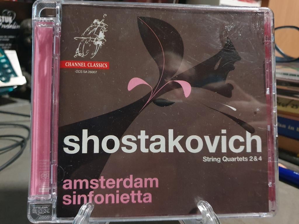 SACD Shostakovich Amsterdam Sinfonietta String Quartets 2. 4, Ophalen, Romantiek, Zo goed als nieuw, Kamermuziek