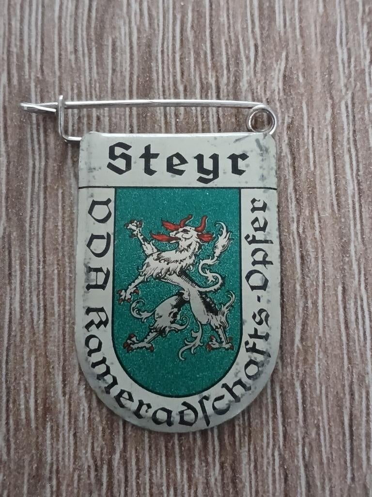 WHW spende 1934 - 1935, Steyr., Verzamelen, Ophalen of Verzenden, Overige soorten, Duitsland, Embleem of Badge