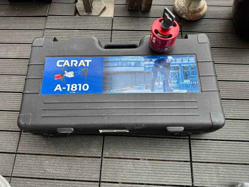 Carat A-1810 Diamantboormachine 1800W met DUSTEC & Dozenboor, Ophalen of Verzenden, Zo goed als nieuw, 600 watt of meer, Boormachine