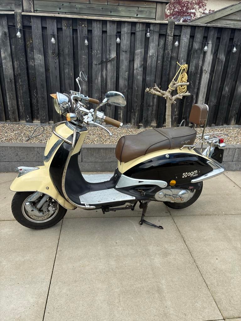 AGM retro pimp scooter, Gebruikt, Benzine, Ophalen, Overige merken