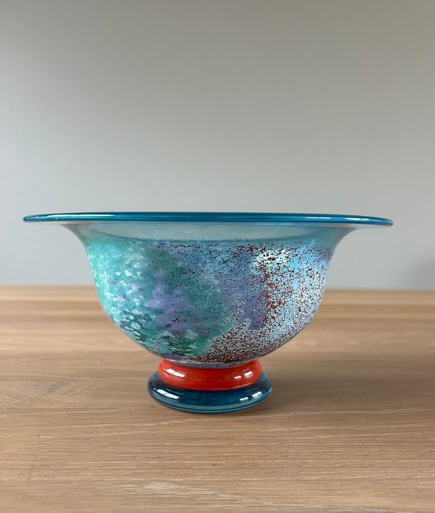 Kosta Boda Kjell Engman CanCan schaal, Ophalen of Verzenden