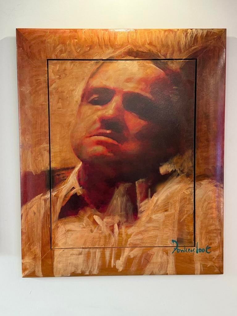 Don Corleone origineel schilderij Donkersloot, Ophalen