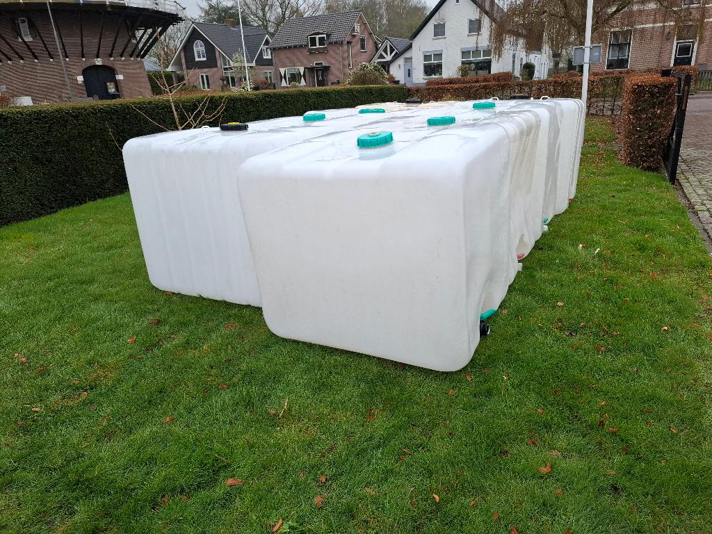 IBC container, Ophalen, Gebruikt