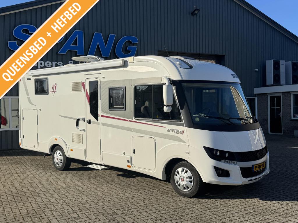 Rapido 886 F Queensbed + Face to Face, Caravans en Kamperen, Campers, Fiat, Bedrijf, Tot en met 3, Rapido