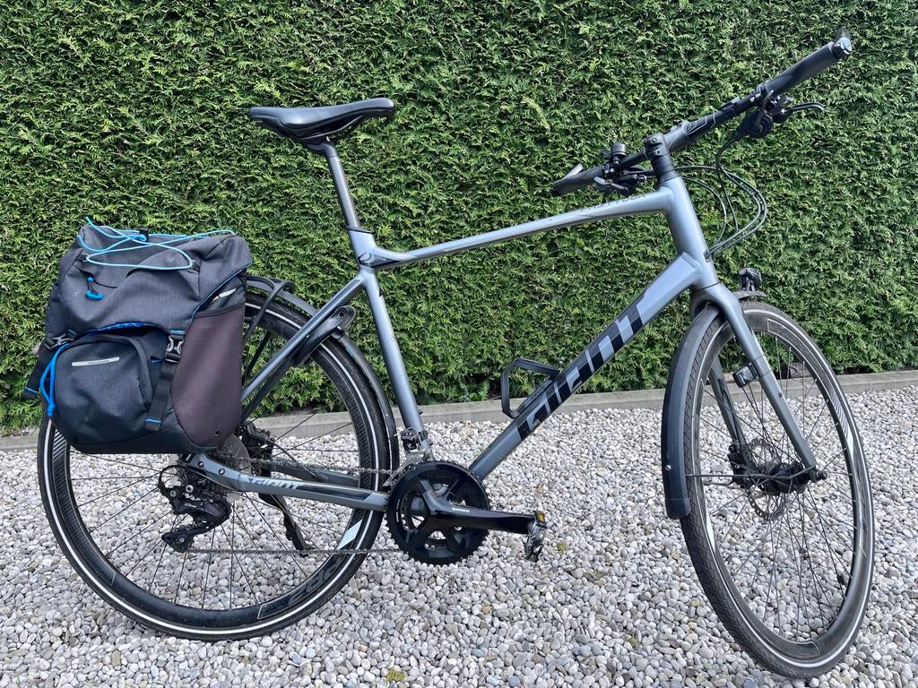 Giant FastTour SLR 1 XL - Comfortabele en snelle hybride, Fietsen en Brommers, Fietsen | Heren | Herenfietsen, Ophalen, Gebruikt