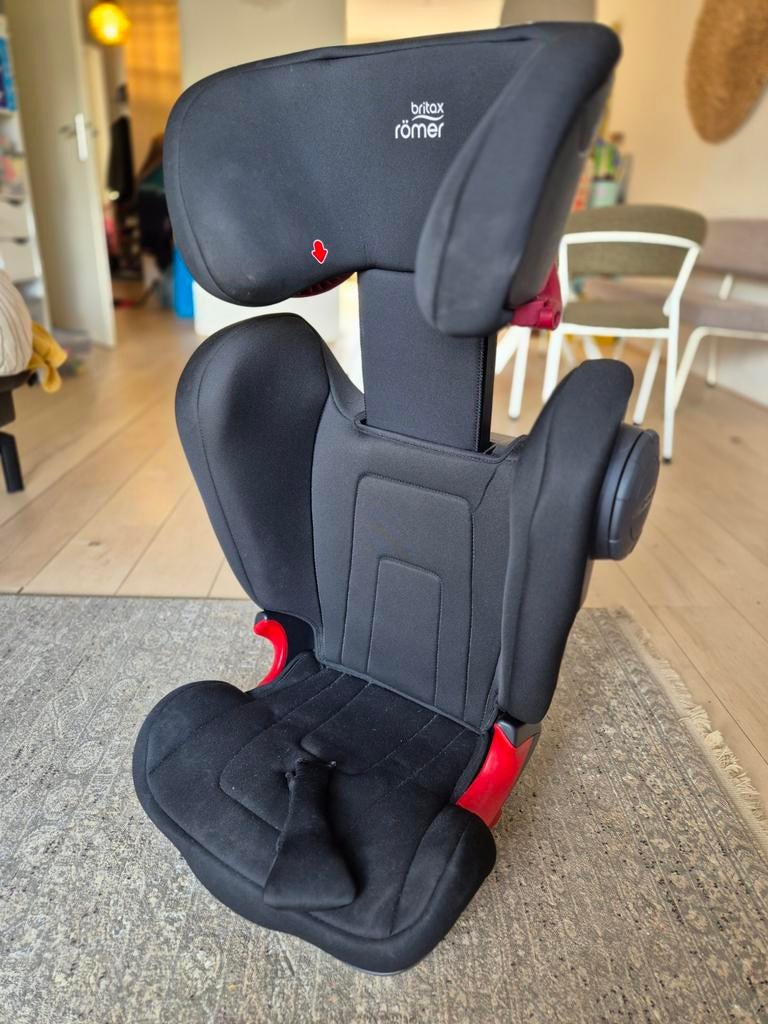 Britax Römer Kidfix 2 S autostoel zwart, Kinderen en Baby's, Autostoeltjes, Ophalen, Romer, 15 t/m 36 kg, Zijbescherming