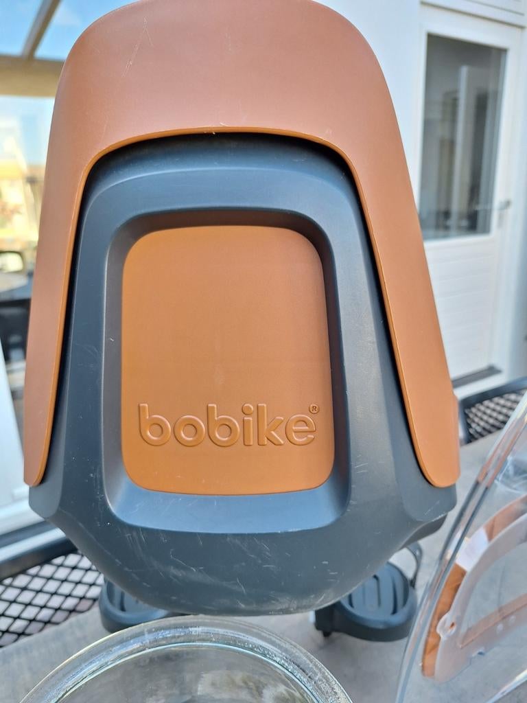 Fietsstoeltje + scherm van merk bobike, Fietsen en Brommers, Fietsaccessoires | Fietsstoeltjes, Ophalen