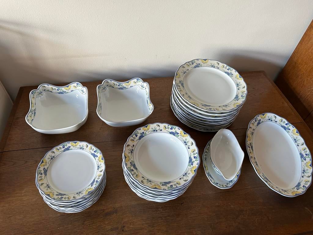 Hutschenreuther Servies - Compleet met Bloemenmotief, Huis en Inrichting, Ophalen of Verzenden, Zo goed als nieuw, Overige stijlen