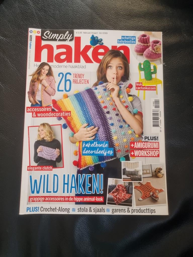 Simply Haken magazine februari/maart 2/ 2019, Boeken, Verzenden, Zo goed als nieuw, Breien en Haken