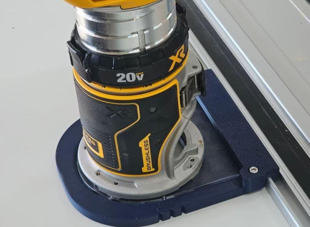 DeWalt Kantenfrees adapter voor geleiderail, Kantenfrees, DeWalt, Nieuw, Ophalen of Verzenden