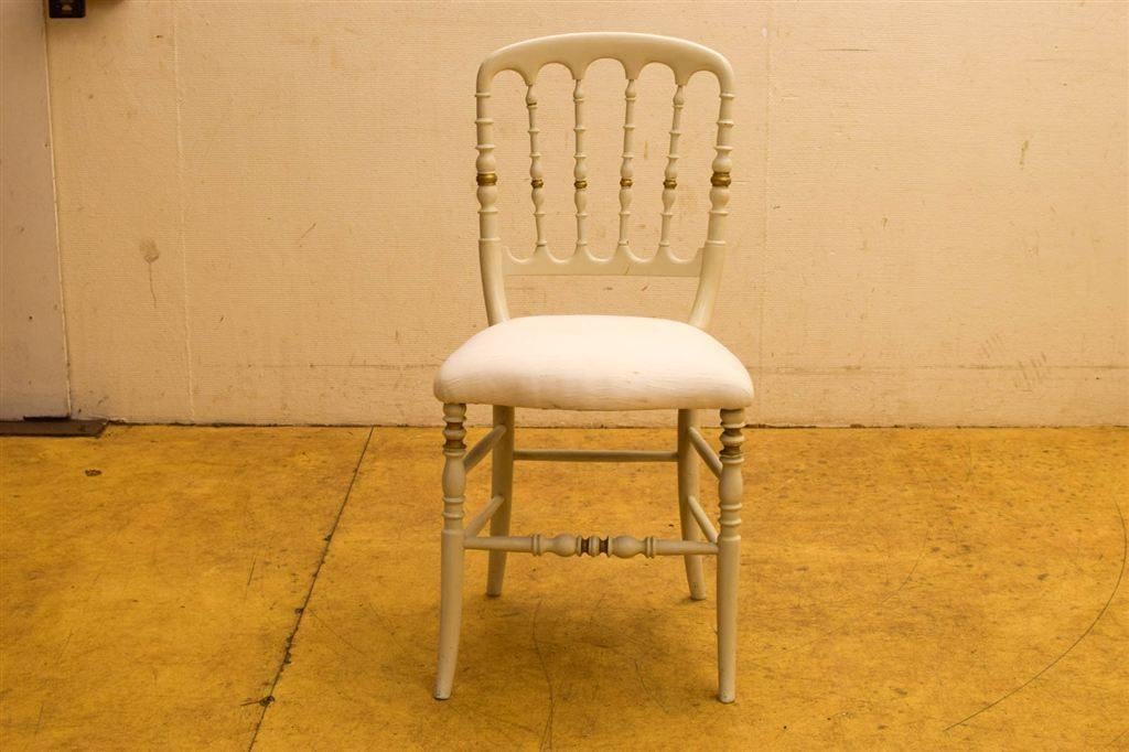 1 houten stoel 49171, Gebruikt, Bruin, Ophalen of Verzenden, Vijf, Zes of meer stoelen