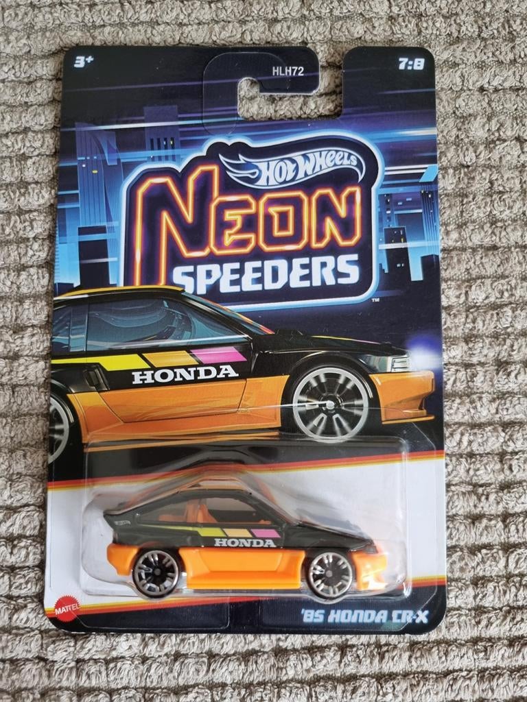 Hot Wheels Neon Speeders Honda CRX, Hobby en Vrije tijd, Modelbouw | Auto's en Voertuigen, Ophalen of Verzenden