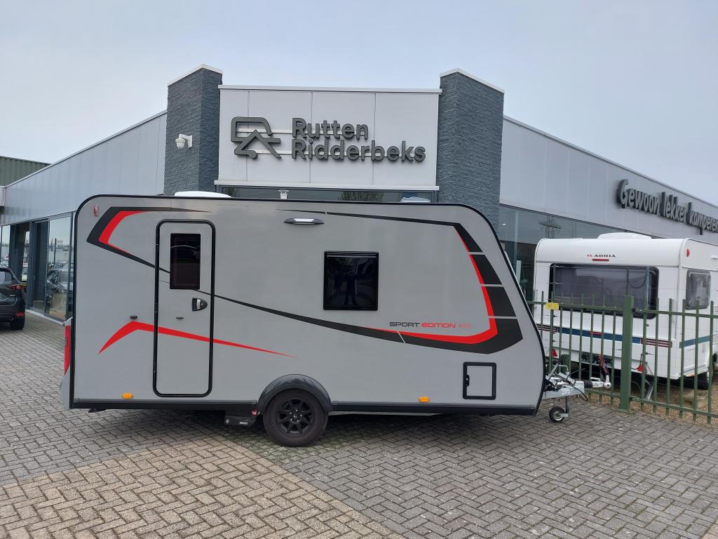 Sterckeman Sport Edition 410 CP, Caravans en Kamperen, Caravans, Sterckeman, Overige typen, 4 tot 5 meter, Schokbreker