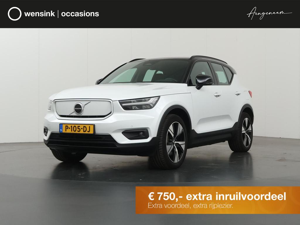 Volvo XC40 Recharge P8 AWD R-Design | SOH 91% | Trekhaak | N, Gebruikt, Wit, 430 km, Vierwielaandrijving