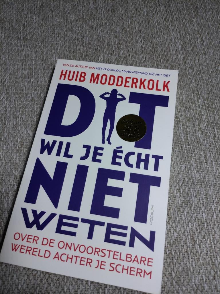 Dit wil je echt niet weten - Huib Modderkolk, Ophalen of Verzenden, Zo goed als nieuw, Huib Modderkolk